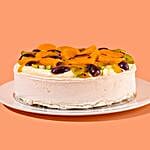 Sizzling White Fresh Fruit Cake