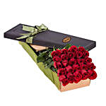 Valentine Gift Box Of Red Roses