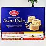 Super Two Rakhi Set With Soan Cake