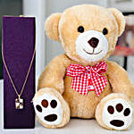 Love Necklace With Teddy Bear