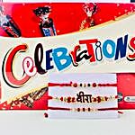 Veera Three Rakhi Set With Celebration Chocolate