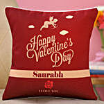 Happy Valentine Day Personalised Cushion Hand Delivery