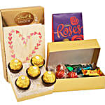 Merry Christmas Chocolates And Truffles Combo