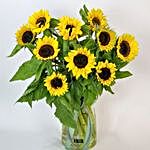 Sunny Sunflowers Vase