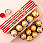 Sneh Brass Rakhi Set & Ferrero Rocher Box