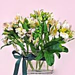 Peruvian Lily Floral Vase
