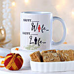 Karwachauth Special Mug & Sweets Gift