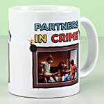 Personalised Partners In Crime Mug