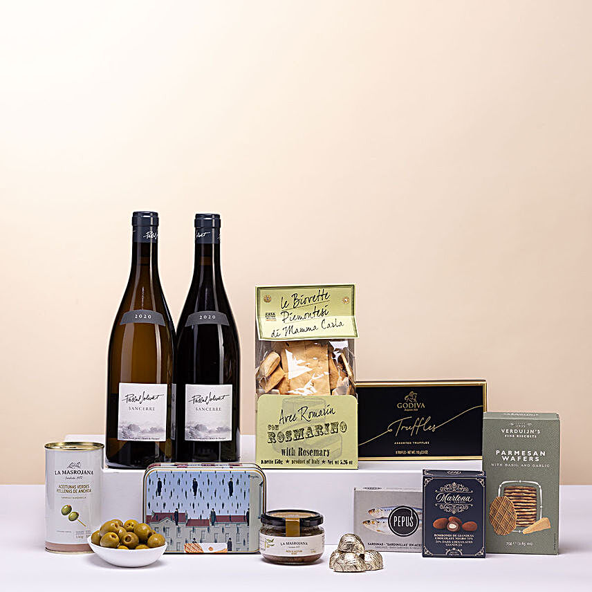 Hospitality Gift Deluxe With Pascal Jolivet Wines And Sweet 