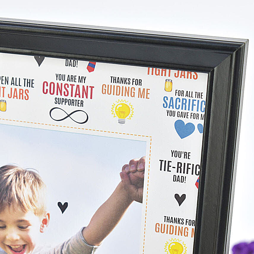 Personalised Love You Dad Frame