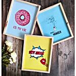 Donut Kill Set Of 3 Wall Frames