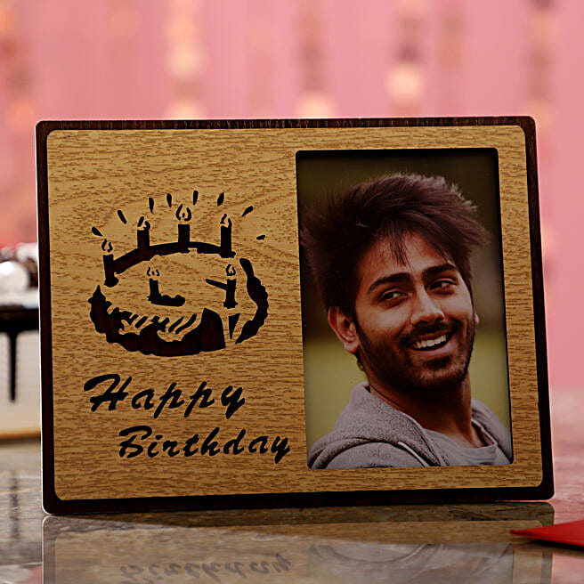 Birthday Greetings For Him Photo Frame 