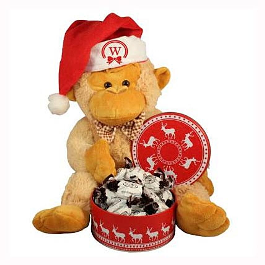 Christmas Treats with Monkey Plush Toy