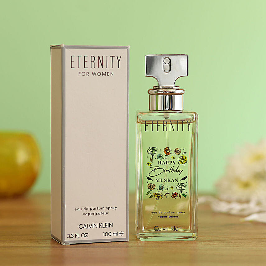 Personalised Calvin Klein Eternity For Woman EDP belgium Gift