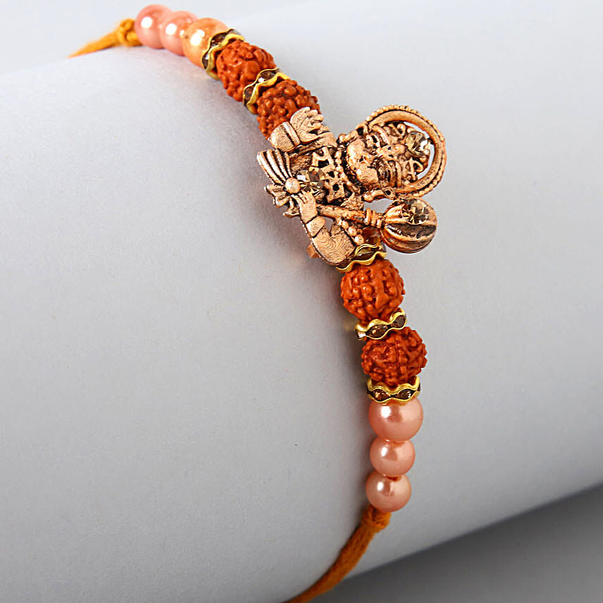 Hanuman Rudraksha Pearl Rakhi