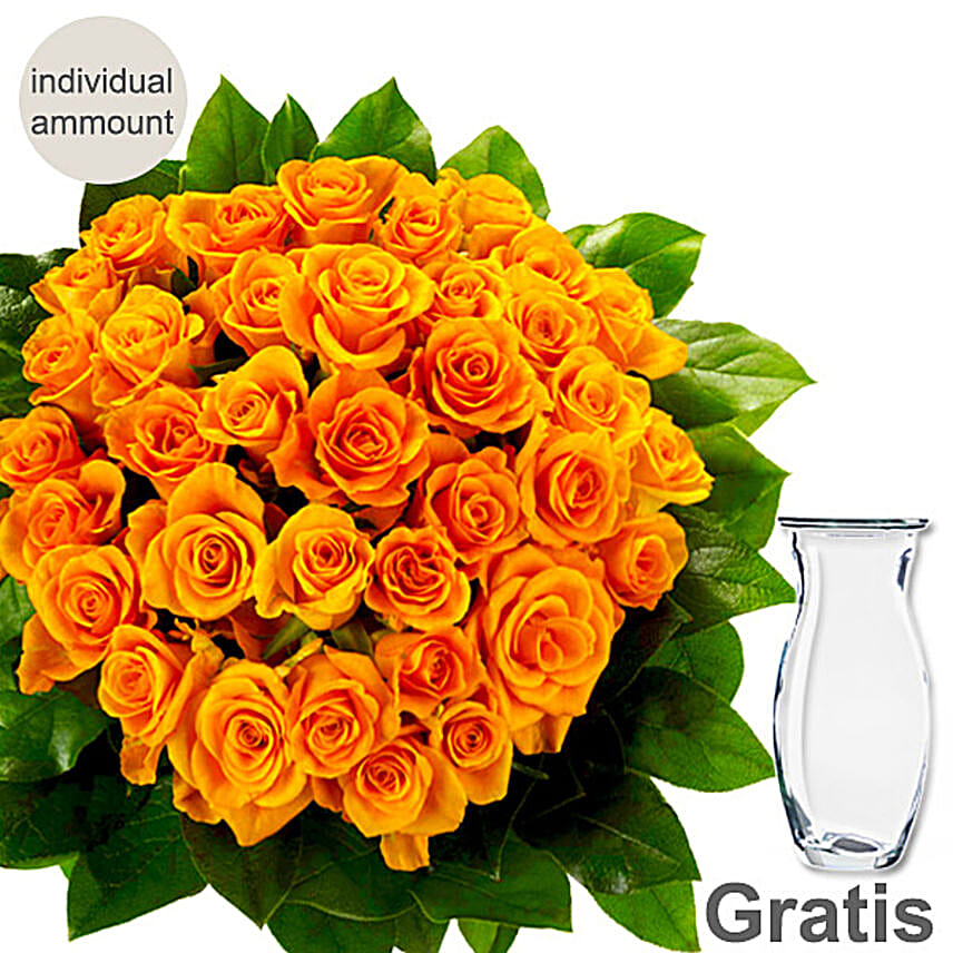 Sunkissed Love Floral Vase