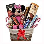 Christmas With Minnie Mouse Gift Basket
