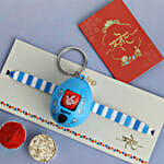 Playful Rock-Paper-Scissors Toy Rakhi & Ferrero Delight