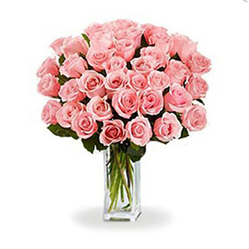 36 Pink Roses Bouquet
