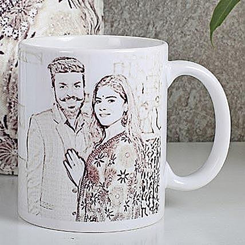 Personalized Couple Sketch Mug