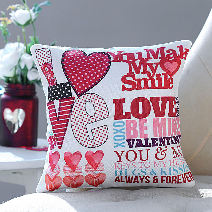 Valentines Love Cushion:Personalised Cushions to Canada