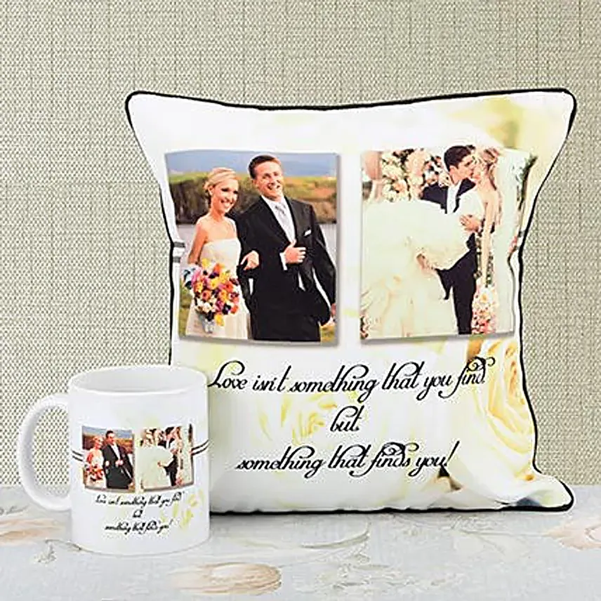 Happliy Ever After Personalized Combo:Personalised Cushions to Canada