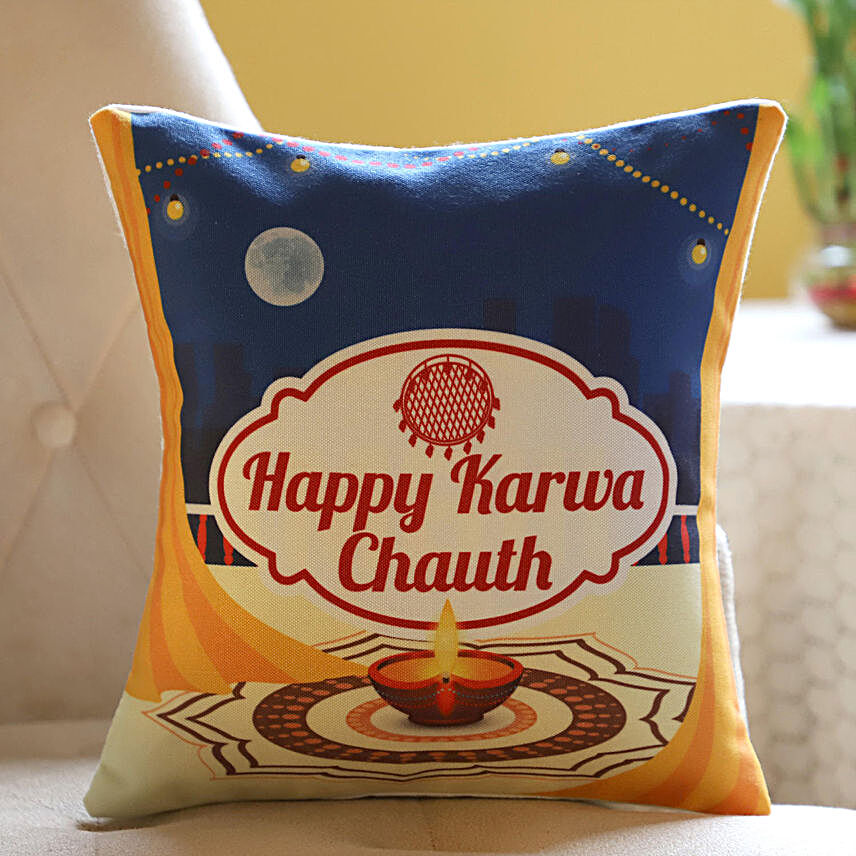 Festival Special Cushion Karwa Chauth