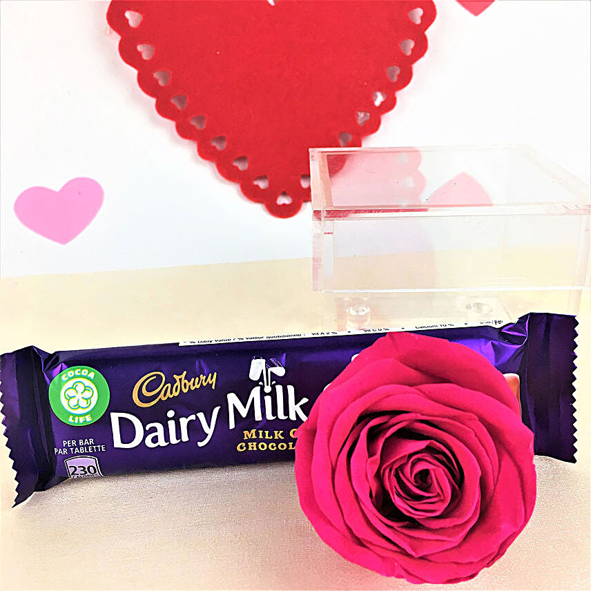 Chocolates N Forever Rose Combo