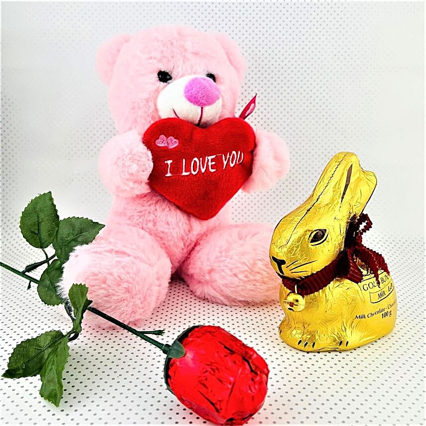 Bunny Chocolate With Love You Teddy
