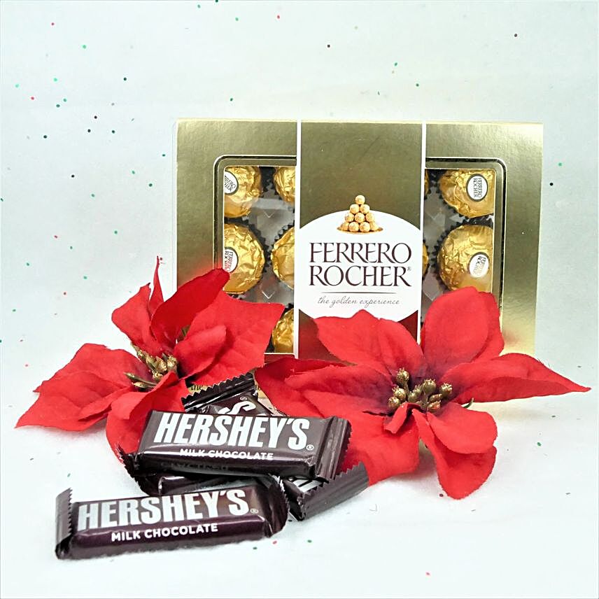 Hersheys And Ferrero Rocher Love Gift