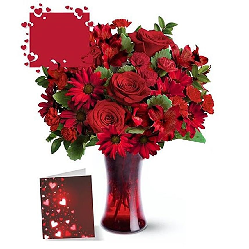 Say Love You With Flowers Arrangement