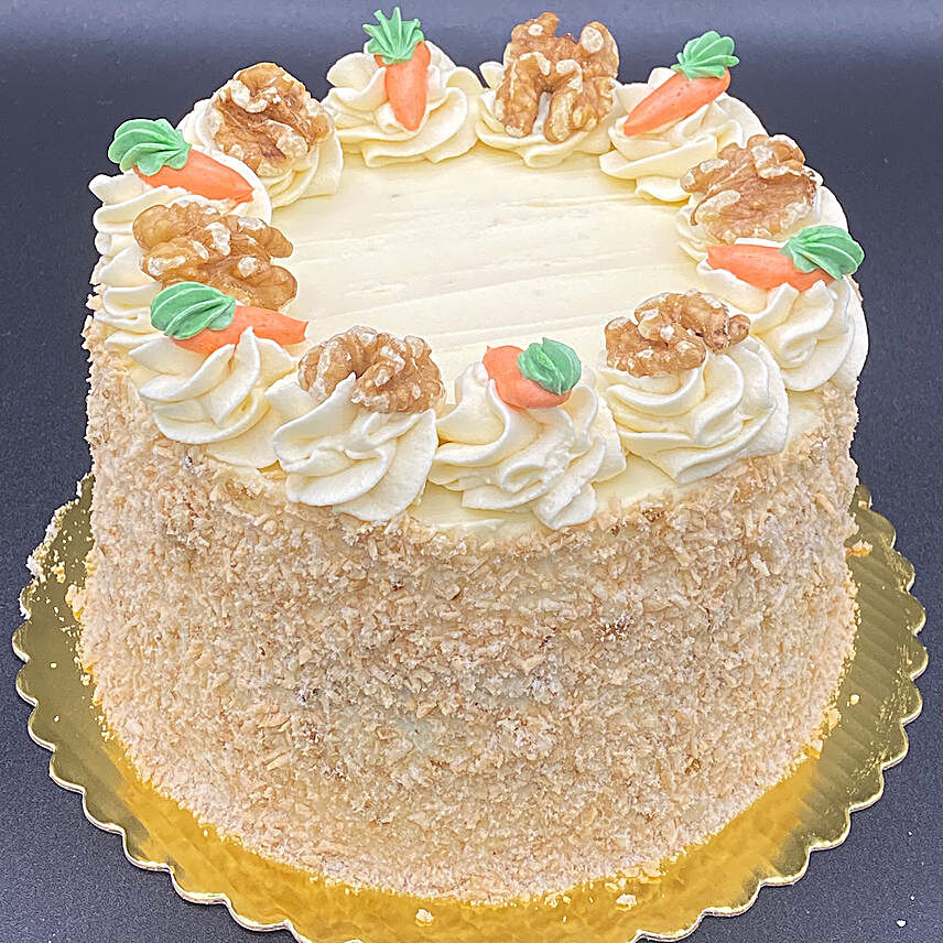 Flavourful Carrot Cake:Send Birthday Cakes to Canada
