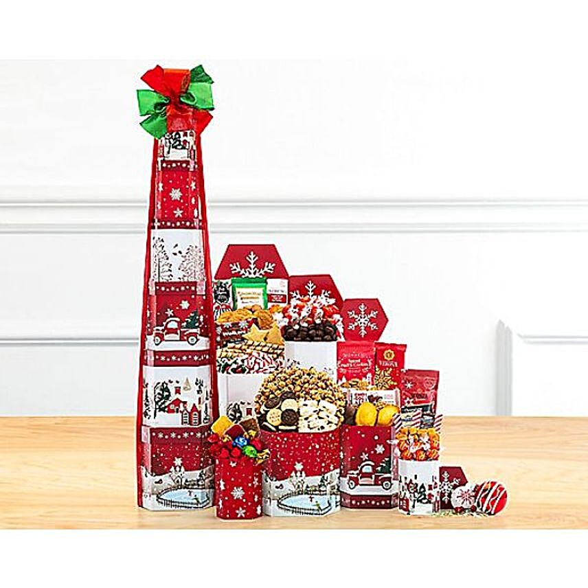 Sweet Tooth Treats Winter Cheer Hamper:Christmas Gift Hampers to Canada