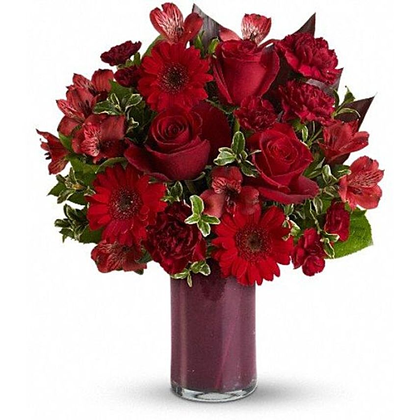 Ravishing Mixed Flowers Bunch:Valentine's Day Flower Delivery in Canada