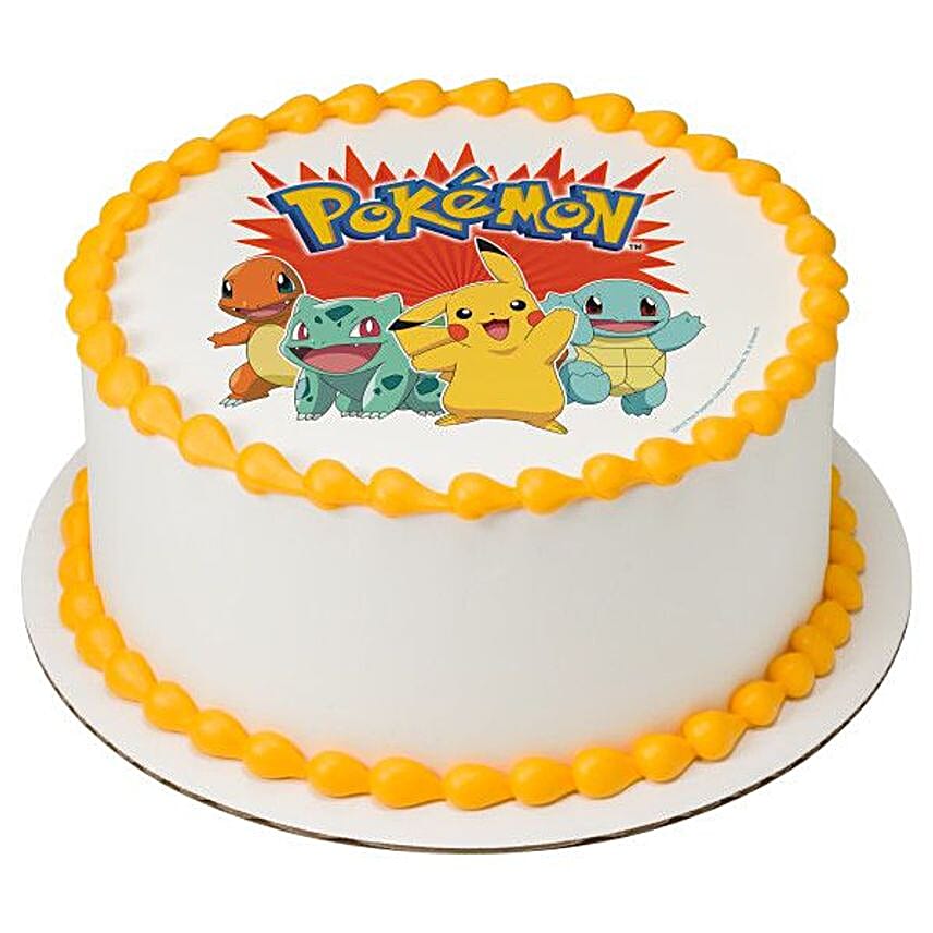 Pokemon Lightup Pikachu Chocolate Hazelnut Cake