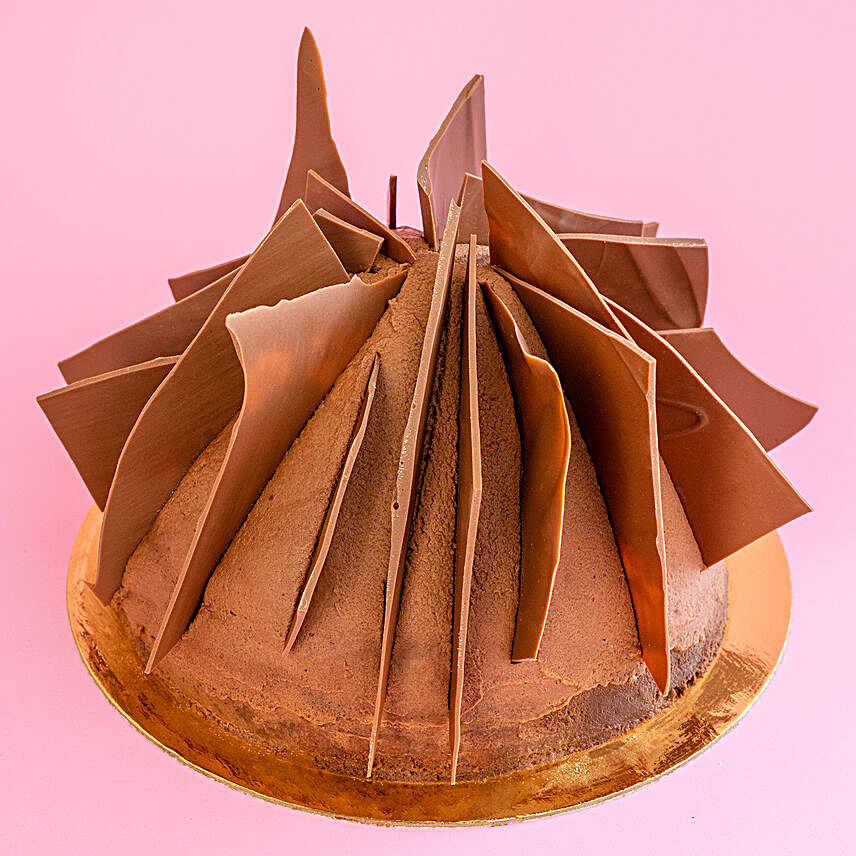 Hazelnut Belgian Chocolate Mousse Cake