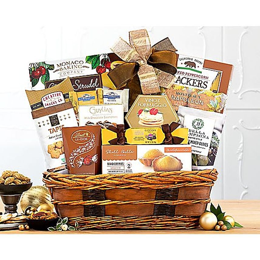 Bon Appetit Gourmet Gift Basket:Send Chinese New Year Gifts to Canada
