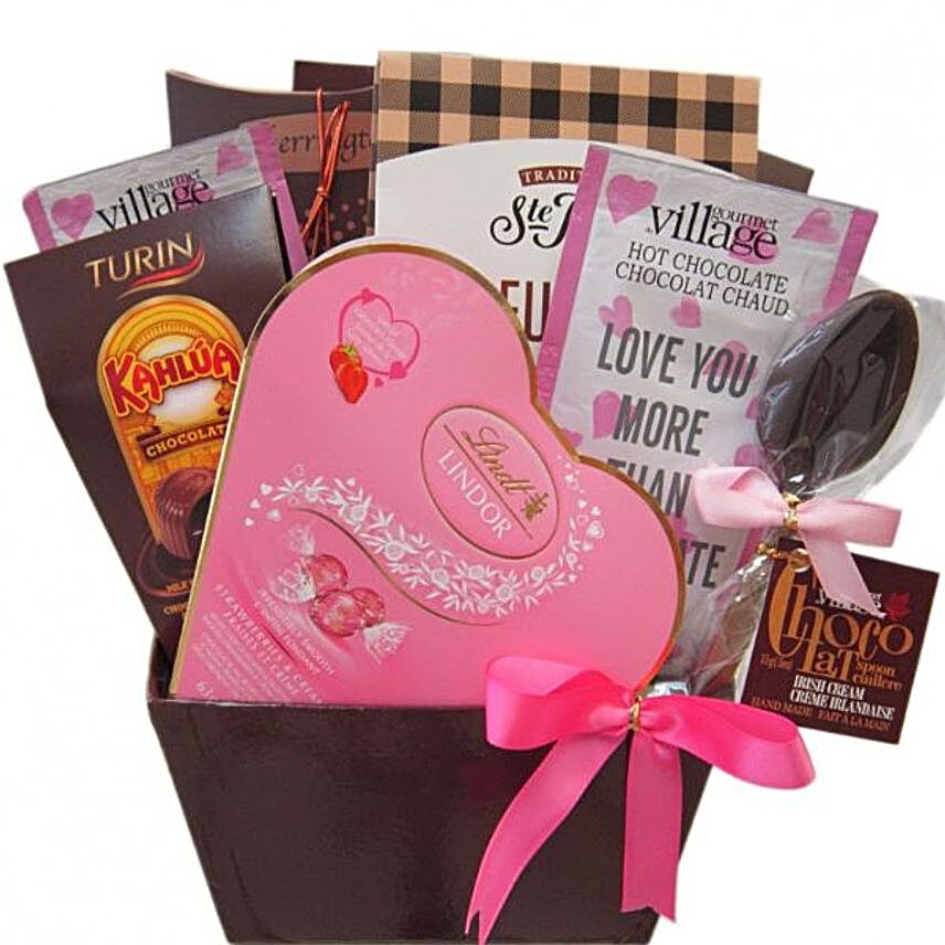 Chocolate Dreams Gift Basket:Send Chocolate Day Gifts to Canada