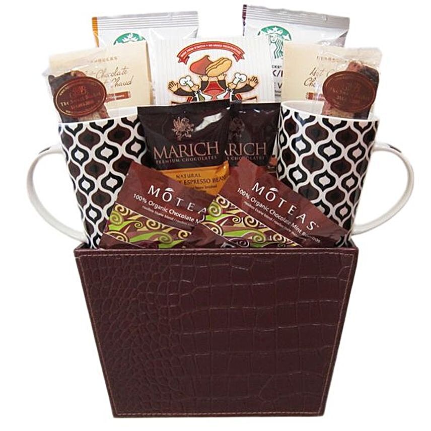 Starbucks Coffee Assortment Gift Basket:Chocolate Gift Baskets in Canada