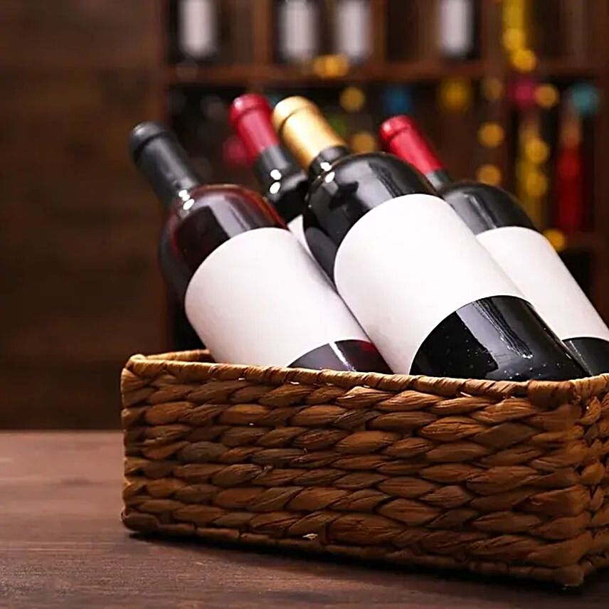 Basket Full Of Wines:Send Thank You Gifts to Canada