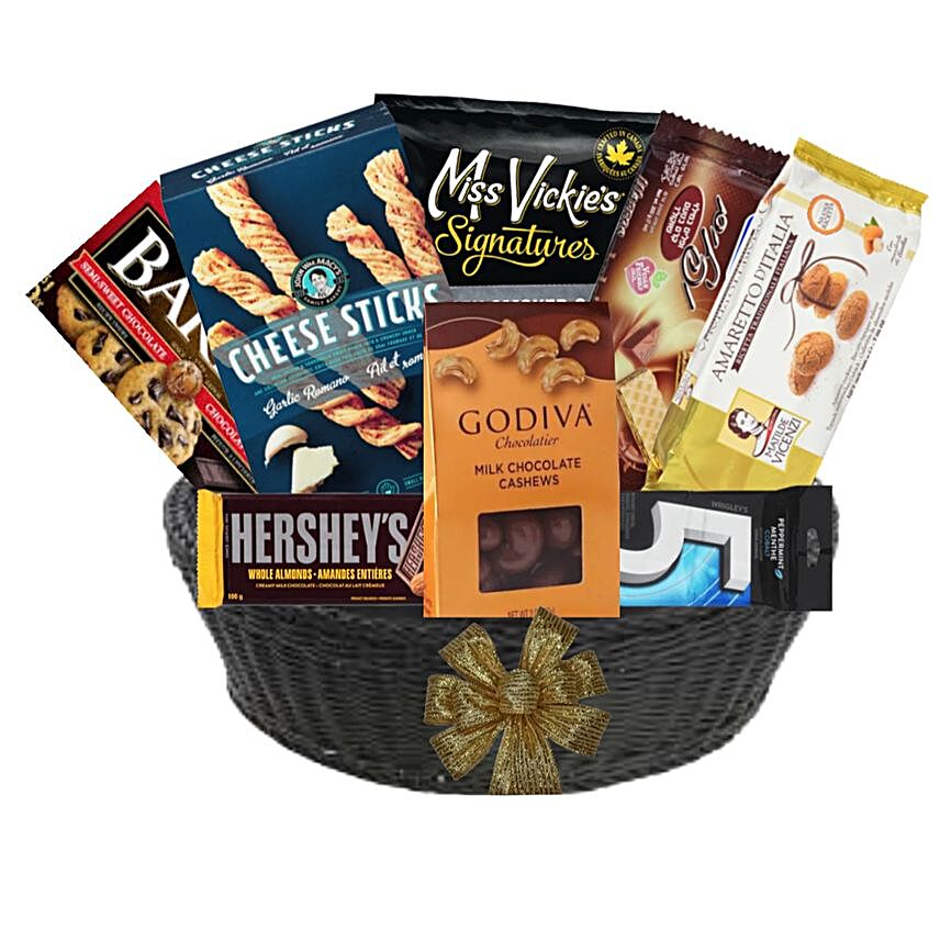 Basket Of Delights:Bhai Dooj Gift Hampers to Canada