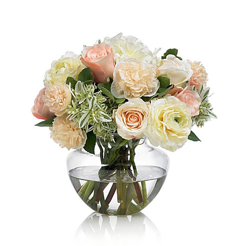 Refreshing Mixed Flowers Vase
