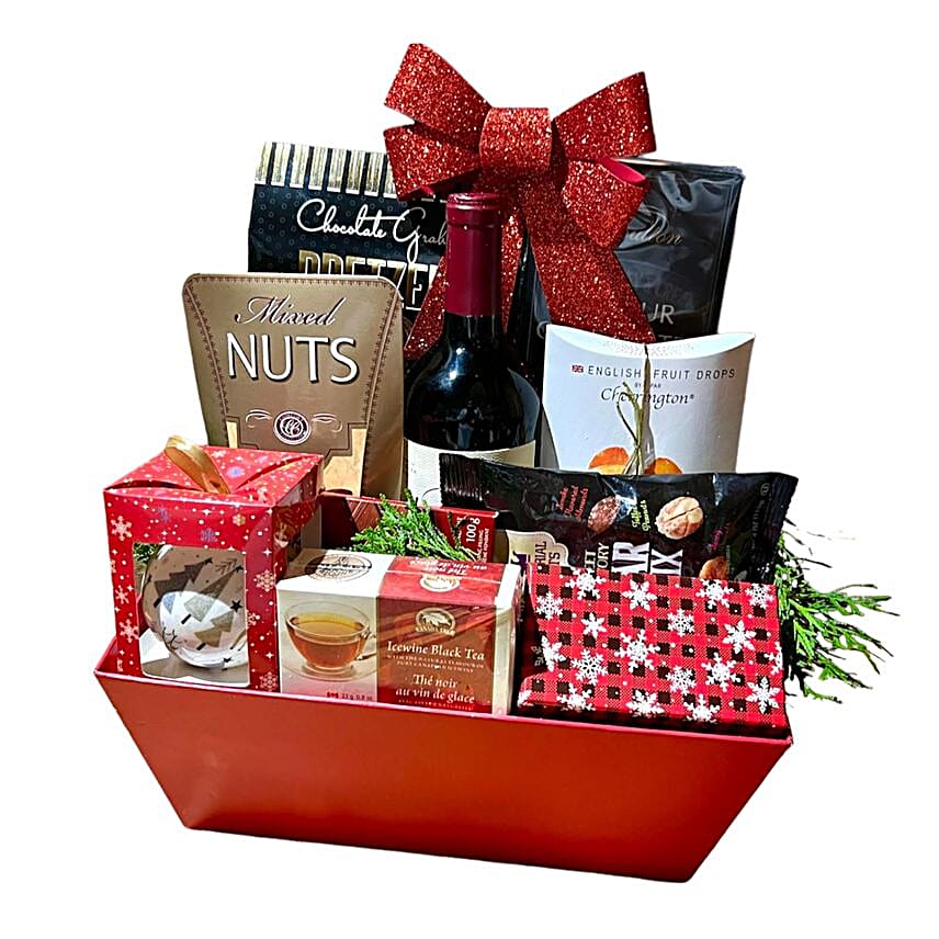 Season Greetings Wine Gift Hamper canada Gift Season Greetings Wine