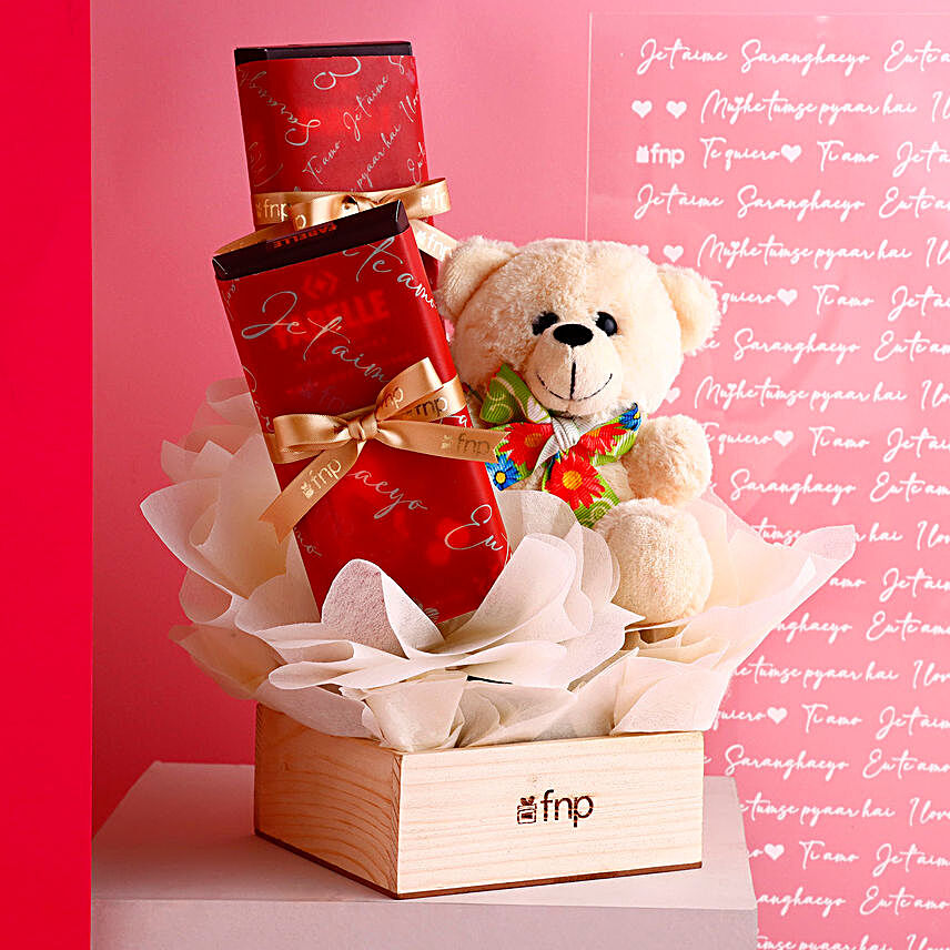Chocolatey Cuddles Arrangement:Valentine's Day Gift Delivery in Canada
