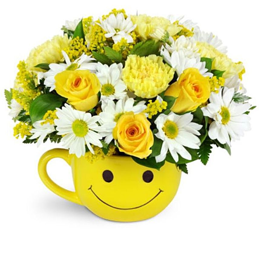 Sunny Smile Mug Bouquet