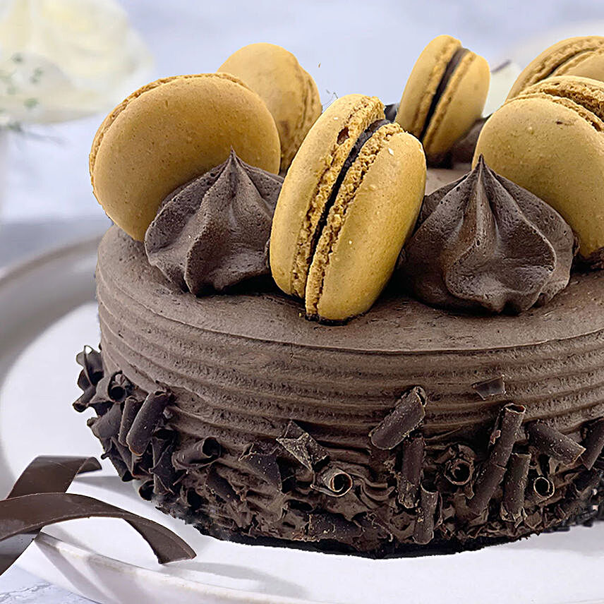 Macaron Chocolate Cake