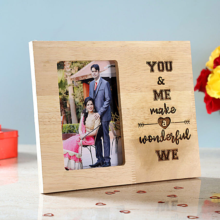 Wonderful We Engraved Photo Frame