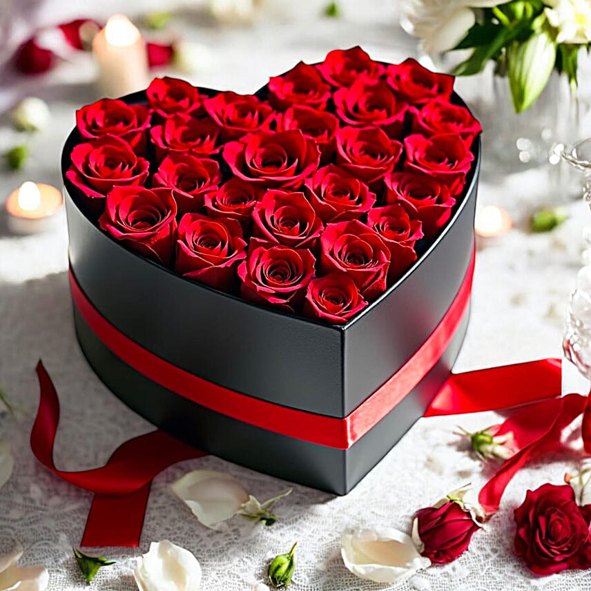 Heart of Red Roses