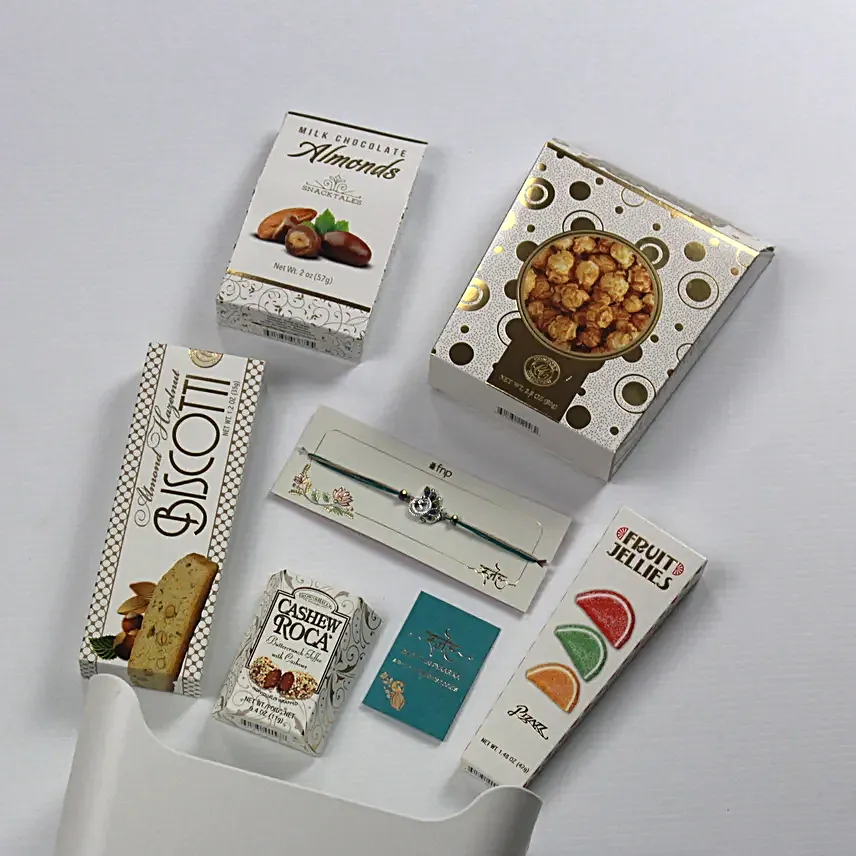 Sweet N Savoury Ethnic Rakhi Hamper