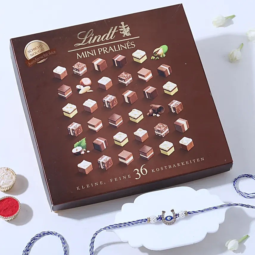 Evil Eye Rakhi with Chocolates
